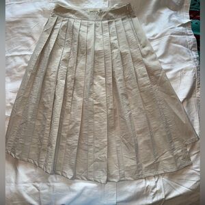 Nordstrom Cream A-Line Skirt